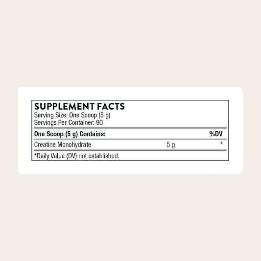Creatine - Micronized Creatine Monohydrate Powder - Support for Muscles & Cognitive Function* - for Women & Men - Unflavored - NSF Certified for Sport - 5 G per Serving - 90 Servings