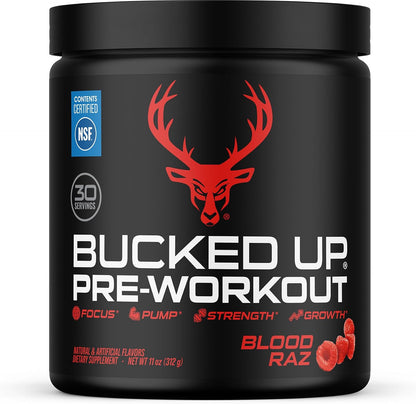 Pre Workout 6 Grams Citrulline, 2 Grams Beta Alanine, and 3 Other Registered Trademarked Ingredients (Red Raz)