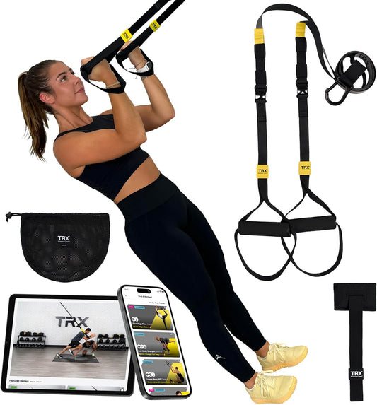 GO Suspension Trainer, at Home, Portable Gym Workout, for Strength Training, Full Body Exercise Equipment