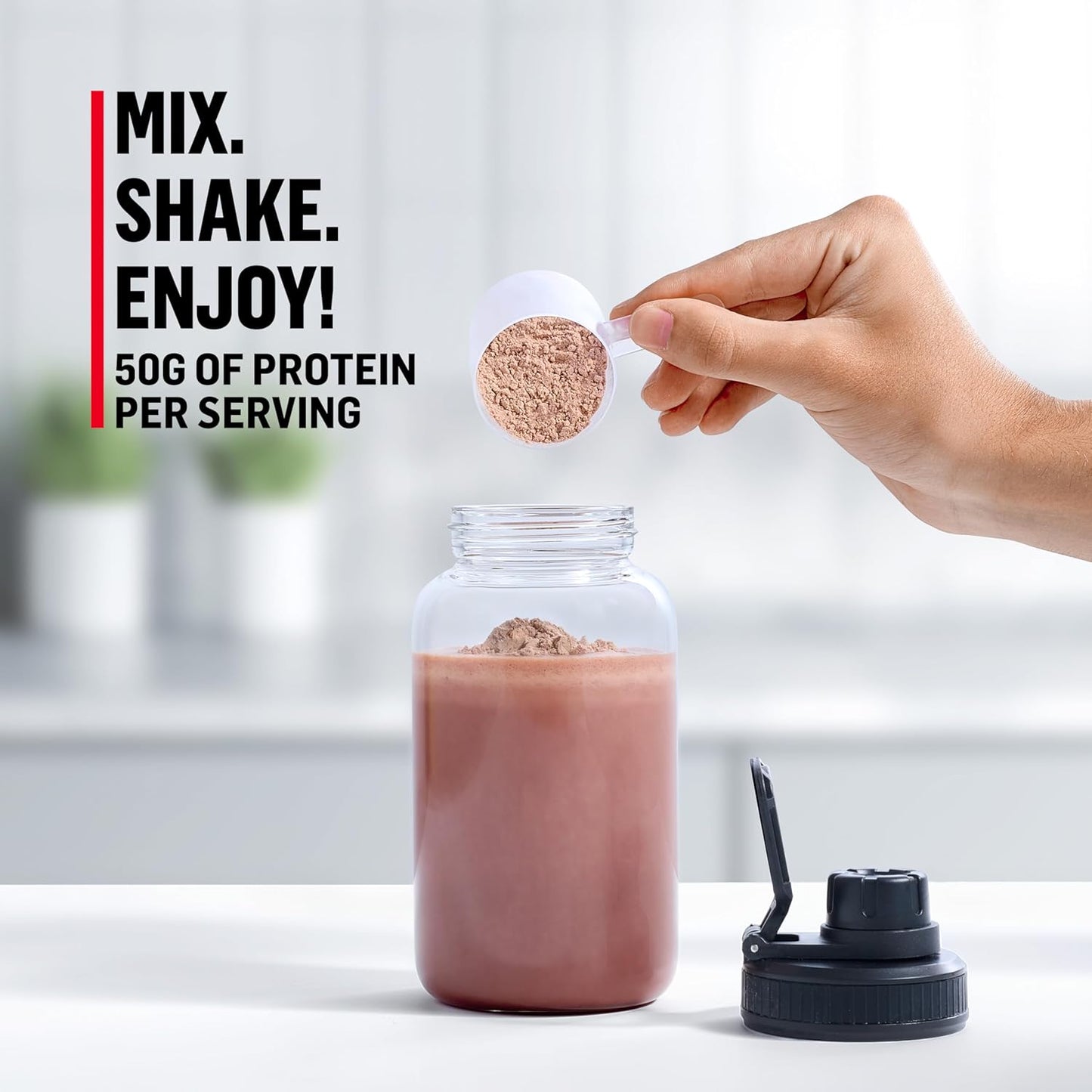 Muscle Milk Pro Series Protein Powder Supplement,Knockout Chocolate,2 Pound,11 Servings,50G Protein,3G Sugar,20 Vitamins & Minerals,Nsf Certified for Sport,Workout Recovery,Packaging May Vary