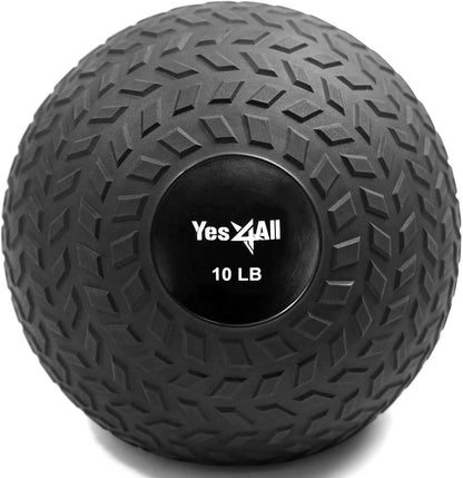 Slam Balls, 10-40Lb Weighted Ball Weight, Durable PVC Sand Filled Workout Dynamic Slam Ball for Core Strengthen