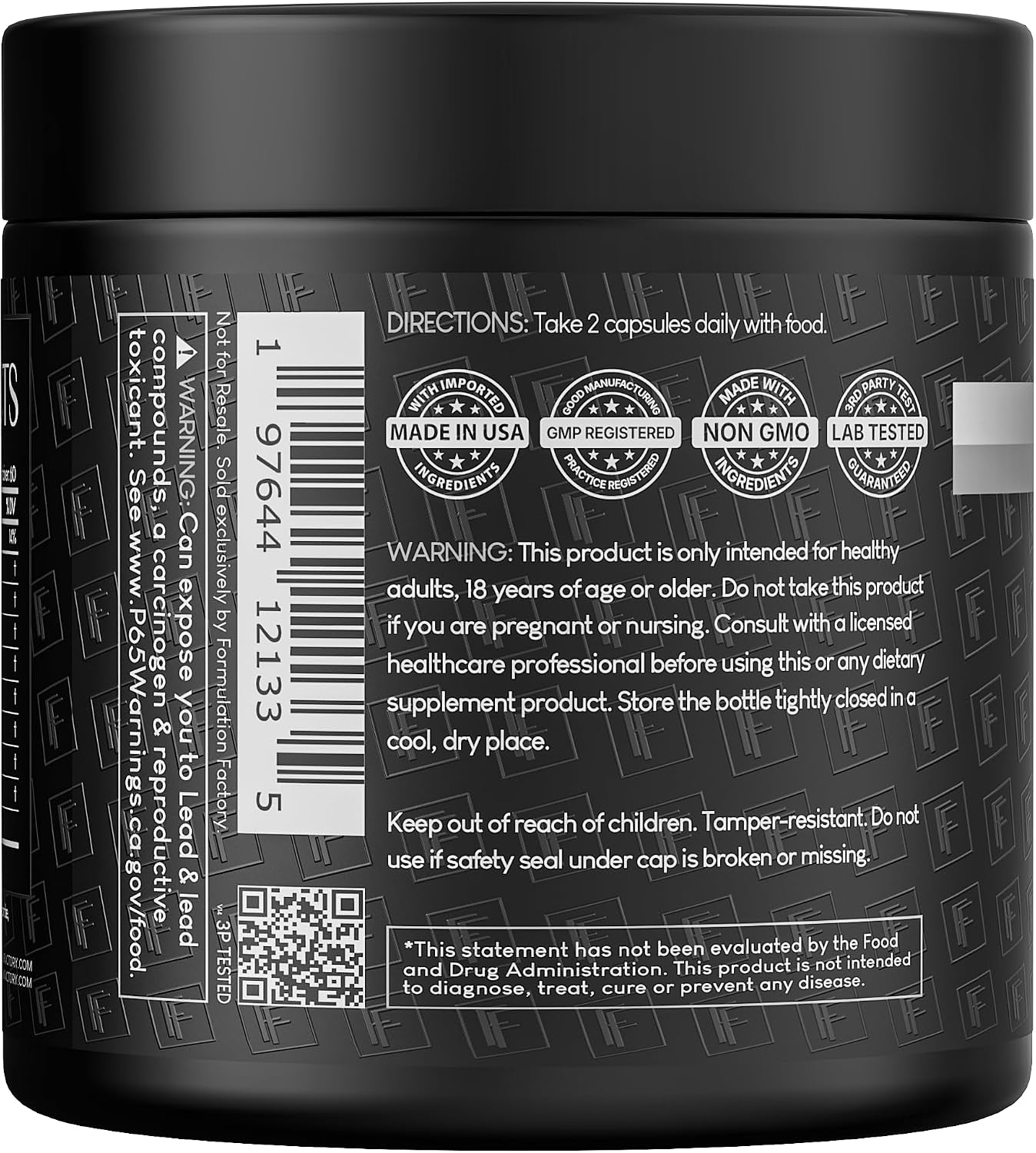 Self Obsessed 10-In-1 Natural Testosterone Booster for Men, Testosterone Supplement for Men with Shilajit, Tongkat Ali, Fadogia Agrestis, 120 Capsules, 2 Month Supply