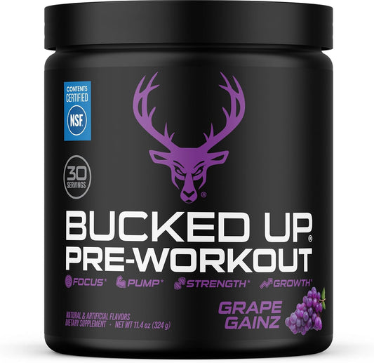 Pre Workout 6 Grams Citrulline, 2 Grams Beta Alanine, and 3 Other Registered Trademarked Ingredients (Grape)