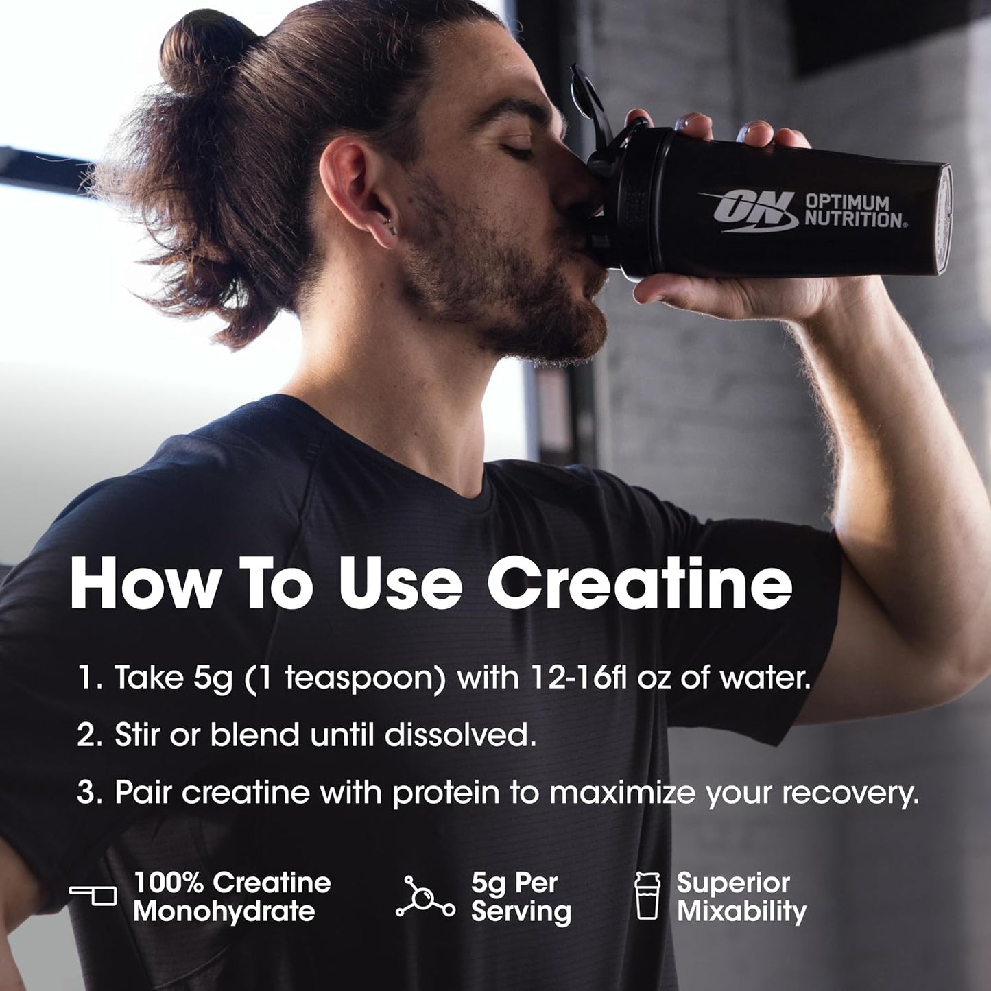 Creatine, Micronized Creatine Monohydrate Powder, Supports Strength & Recovery, Banned Substance Tested, Unflavored, 5 G per Serving, 120 Servings | 5G Micronized Creatine Monohydrate Powder per Serving, Supports Muscle Strength & Power, Easy Mixing, Banned Substance Tested