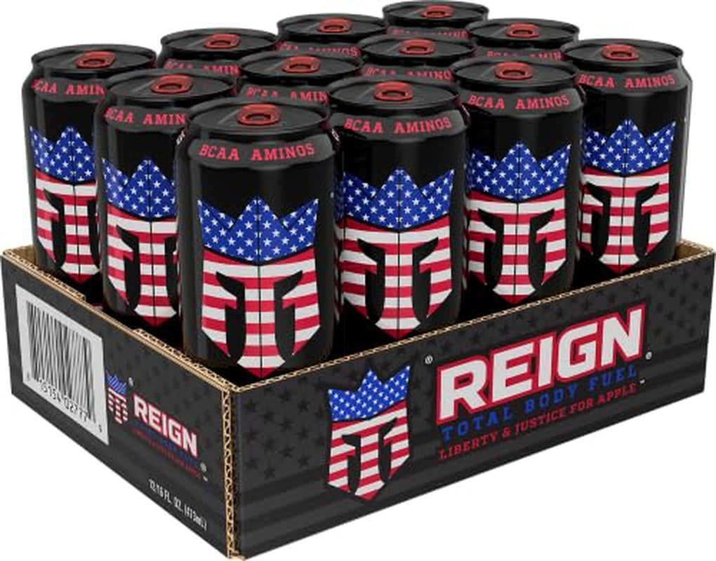 Total Body Fuel, Liberty & Justice for Apple, 12 Pack (16 Fl Oz) | Fitness & Performance Drink, 12 Pack (16 Fl Oz)