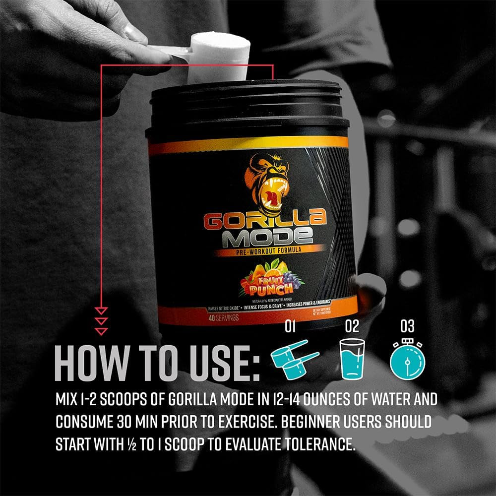 Pre Workout - Massive Pumps Laser Focus Energy Power - L-Citrulline, Creatine, L-Tyrosine, Betaine, Hydroprime, Alpha-Gpc, 400Mg Caffeine, Huperzine a 808G (White Gummy Bear)
