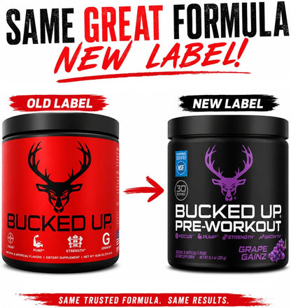 Pre Workout 6 Grams Citrulline, 2 Grams Beta Alanine, and 3 Other Registered Trademarked Ingredients (Grape)