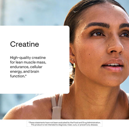 Creatine - Micronized Creatine Monohydrate Powder - Support for Muscles & Cognitive Function* - for Women & Men - Unflavored - NSF Certified for Sport - 5 G per Serving - 90 Servings