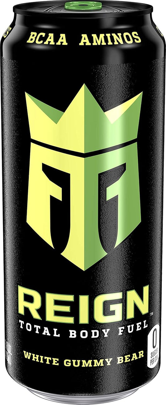 Total Body Fuel, White Gummy Bear, Fitness & Performance Drink, 16 Fl Oz (Pack of 12)