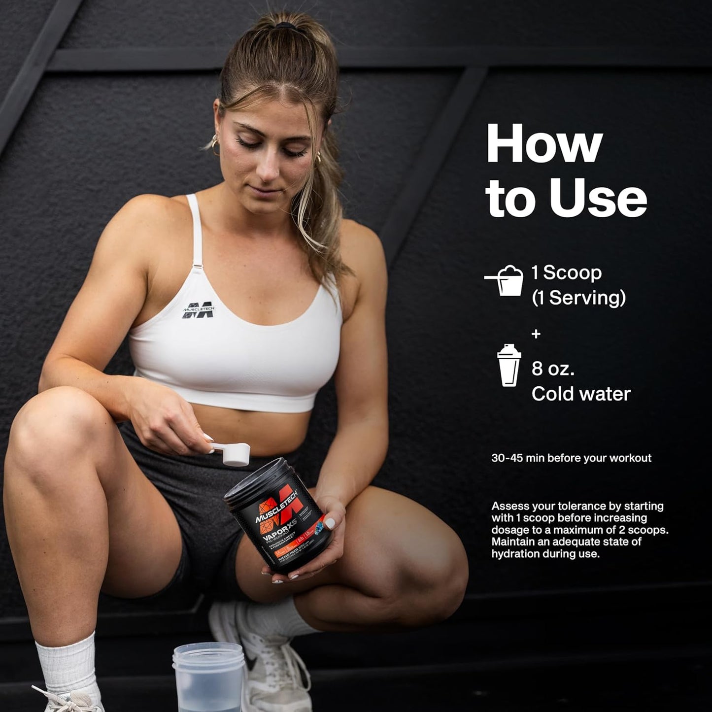 Pre-Workout Powder, Vapor X5 - Blue Razz Freeze, 266G | Sports Nutrition Muscle Building Supplements for Women & Men - Intense Muscle Pump Energy Powder Drink Mix (30 Servings)